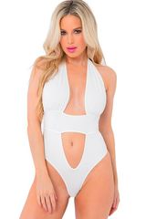 Κορμάκι Take The Plunge Bodysuit - Λευκό