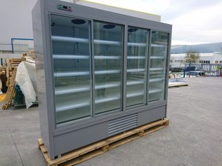 Ψυγείο βιτρίνα αναψυκτικών / αλλαντικων / τυροκομικων  2,50 μέτρα 4 συρόμενες πορτες 