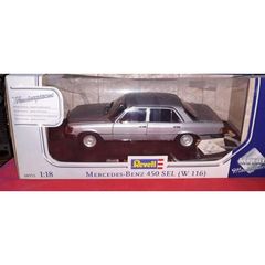 *RARE* MERCEDES BENZ 450 SEL (W11) / REVELL / 1:18 - Astral Silver / DIECAST
