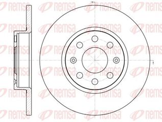 Δισκόπλακα REMSA 6120900 για Fiat Grande Punto 1300cc D Multijet 75ps 2005