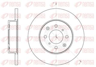 Δισκόπλακα REMSA 645100 για MG Mg Zr 1400cc 103ps 2001 2005