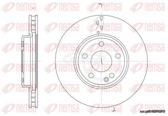 Δισκόπλακα REMSA 6152210 για Mercedes-Benz A-Class W176 1600cc A200 156ps 2012
