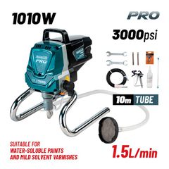 BAP7000 Πιστόλι Ψεκασμού Airless 1.5Lt/min 1010W - ΠΙΣΤΟΛΙΑ ΒΑΦΗΣ - BORMANN PRO (#035947)