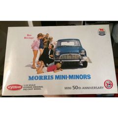 MORRIS MINI 1959 MINORS 50TH ANNIVERSARY EDITION / KYOSHO / 1:18 - RED / DIECAST