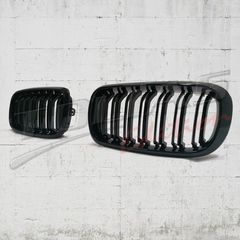 BMW X6 F16 SPORT GRILLE TWIN BAR BLACK GLOSS Type M PERFOMANCE / ΚΑΡΔΙΕΣ ΠΡΟΦΥΛΑΚΤΗΡΑ-thumb-2