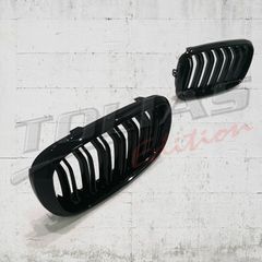 BMW X6 F16 SPORT GRILLE TWIN BAR BLACK GLOSS Type M PERFOMANCE / ΚΑΡΔΙΕΣ ΠΡΟΦΥΛΑΚΤΗΡΑ-thumb-4