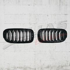 BMW X6 F16 SPORT GRILLE TWIN BAR BLACK GLOSS Type M PERFOMANCE / ΚΑΡΔΙΕΣ ΠΡΟΦΥΛΑΚΤΗΡΑ-thumb-6