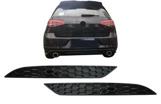 Γρύλλιες – Honeycomb Rear Bumper Reflector Cover suitable for VW Golf 7.5 (2017-2019) GTI Bumper