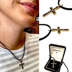 Σταυρος 18k με διαμαντια