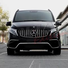 MERCEDES BENZ V CLASS w447 20- SPORT GRILLE Type GT   / ΜΑΣΚΑ ΕΜΠΡΟΣ ΠΡΟΦΥΛΑΚΤΗΡΑ PANAMERICANA-thumb-1