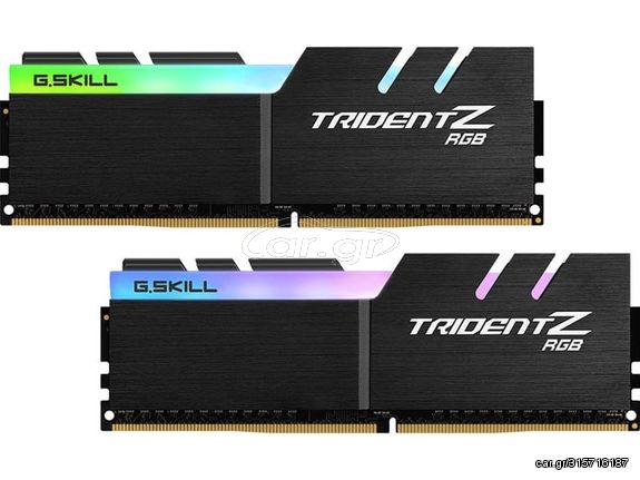 G.Skill Trident Z RGB 64GB DDR4 RAM με 2 Modules (2x32GB) και Ταχύτητα 4600 για Desktop (F4-4600C20D-64GTZR) - Πληρωμή και σε έως 9 δόσεις