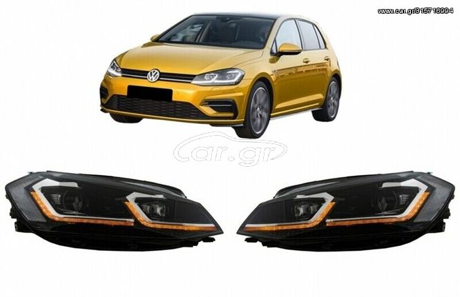 Φανάρια Εμπρός για VW Golf 7 VII (2012-2017) Facelift G7.5 R Line Look