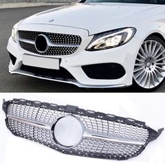 ΜΑΣΚΑ ΕΜΠΡΟΣ MERCEDES C-Class W205 (2014-2018) Diamond Design