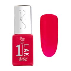 ΗΜΙΜΟΝΙΜΟ 1-LAK - 3 σε 1 GEL POLISH 5ml Red Parrot