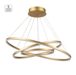 SE LED 80-60-40 OLYMPIC PENDANT GOLD MAT Β5 HOMELIGHTING 77-8124