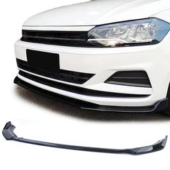 Μπροστινό σπόιλερ cup lip sport μαύρο γυαλιστερό για VW Polo VI 2G AW από 17   ΕΜΠΡΟΣ ΠΡΟΦΥΛΑΚΤΗΡΑ ΧΕΙΛΑΚΙ / LIP ΜΠΡΟΣΤΑ    
