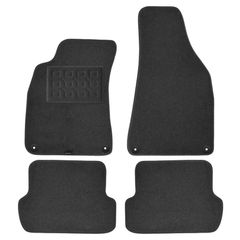 Πατάκια δαπέδου μοκέτας Basic γκρι για Audi A4 (B6/B7) 4τμχ