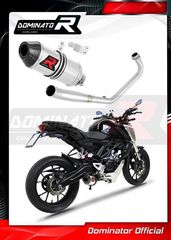 Dominator Εξάτμιση Ολόσωμη HP3 S.Steel/Carbon End Honda CB 125 R 2018 - 2020 Με Σιγαστήρα