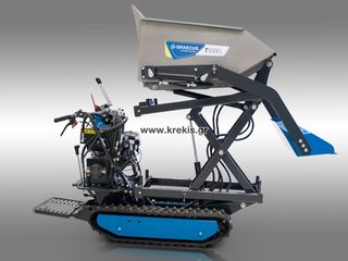 Ντάμπερ - Dumper Graecus 2025 T500FL Ντάμπερ με φορτωτή και υψηλή ανατροπή-thumb-3