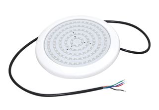 Φωτιστικό πισίνας PC SLIM LED ρητίνη 16W RGB 24VDC 4 αγωγών IP68 με διάσταση Φ21cm Y2cm