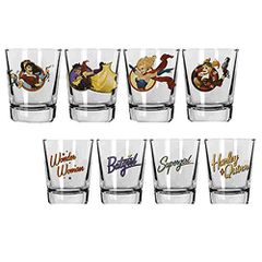 Mini Glasses DC Bombshells (Set of 4) (19807)