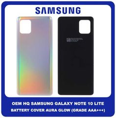OEM Samsung Galaxy Note 10 Lite , Note10 Lite N770 (SM-N770F, SM-N770F/DS, SM-N770F/DSM) Rear Back Battery Cover Πίσω Κάλυμμα Καπάκι Μπαταρίας Aura Glow