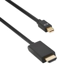 DeTech καλώδιο Mini DP σε HDMI 1,8m Μαύρο