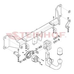 Κοτσαδόρος αποσπώμενος για BMW X3 (G01/F25) / X4 (F26) αυτόματος μηχανισμός