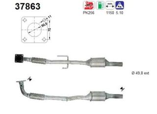 ΚΑΤΑΛΥΤΗΣ VW LUPO/POLO 1.4cc 1998-2005 KARALOIZOS exhaust