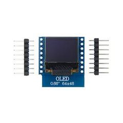 0.66 inch OLED D1 Mini OLED Shield with I2C/IIC 64x48 Pixels 3.3V