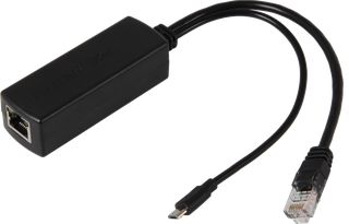 Power over Ethernet (POE) adapter microUSB