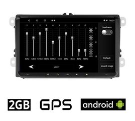 CAMERA + VW VOLKSWAGEN SKODA SEAT 2GB Android οθόνη 9" με GPS WI-FI Playstore Youtube (Passat Golf V 5 6 Polo Octavia Leon MP3 USB Video Radio ΟΕΜ Bluetooth ηχοσύστημα αυτοκίνητου OEM Mirrorlink)