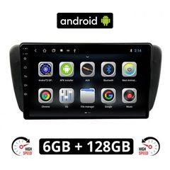 CAMERA + SEAT IBIZA (2008 - 2015) Android οθόνη αυτοκίνητου 6GB με GPS WI-FI (ηχοσύστημα αφής 9" ιντσών OEM Youtube Playstore MP3 USB Radio Bluetooth Mirrorlink εργοστασιακή, 4x60W, AUX) 5289