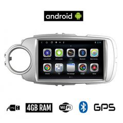 CAMERA + TOYOTA YARIS (2011 - 2020) Android οθόνη αυτοκίνητου 4GB με GPS WI-FI (ηχοσύστημα αφής 9" ιντσών OEM Youtube Playstore MP3 USB Radio Bluetooth Mirrorlink εργοστασιακή, 4 x 60W, AUX) 5348