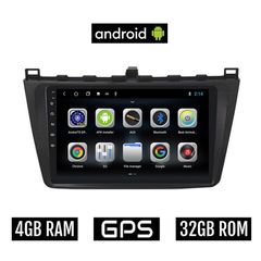 CAMERA + MAZDA 6 (μετά το 2008) Android οθόνη αυτοκίνητου 4GB με GPS WI-FI (ηχοσύστημα αφής 9" ιντσών OEM Youtube Playstore MP3 USB Radio Bluetooth Mirrorlink εργοστασιακή, 4x60W, AUX) 5488