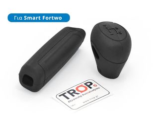 SMART Fortwo (W451) (2007-2012) Κάλυμμα Σιλικόνης Λεβιέ Χειροφρένου και Πόμολο Ταχυτήτων