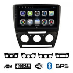 CAMERA + SKODA OCTAVIA 5 (2005 - 2012) Android οθόνη αυτοκίνητου 4GB με GPS WI-FI (Mk2 ηχοσύστημα αφής 10" ιντσών OEM Youtube Playstore MP3 USB Radio Bluetooth Mirrorlink εργοστασιακή, 4x60W, AUX, μαύ
