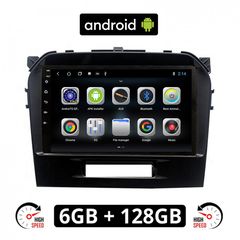 CAMERA + SUZUKI GRAND VITARA (μετά το 2016) Android οθόνη αυτοκίνητου 6GB με GPS WI-FI (ηχοσύστημα αφής 9" ιντσών OEM Youtube Playstore MP3 USB Radio Bluetooth Mirrorlink εργοστασιακή, AUX, 4x60W