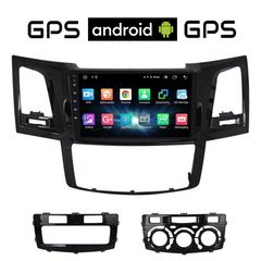 CAMERA + TOYOTA HILUX (2006-2016) Android οθόνη αυτοκίνητου με GPS WI-FI (ηχοσύστημα αφής 9" ιντσών OEM Youtube Playstore MP3 USB Radio Bluetooth Mirrorlink εργοστασιακή, 4x60W, AUX) 5654