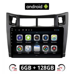 CAMERA + TOYOTA YARIS (2006-2011) Android οθόνη αυτοκίνητου 6GB με GPS WI-FI ( TOYOTA ηχοσύστημα αφής 9" ιντσών OEM Youtube Playstore MP3 USB Radio Bluetooth Mirrorlink εργοστασιακή, 4 x 60W, AUX) 566