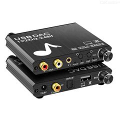 ANDOWL Q-DA5 Digital To Analog Audio Converter Optical,USB,Coaxial To RCA - ANDOWL