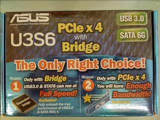 ASUS U3S6 EXPANSION CARD USB3 SATA3