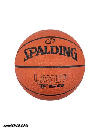 Spalding Layup TF-50 Μπάλα Μπάσκετ Indoor/Outdoor 84-332Z