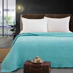 Κουβέρτα μονόχρωμη μονή Fleece Art 11554 διαστάσεων 160x220cm σε τιρκουάζ χρώμα