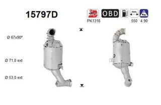 ΚΑΤΑΛΥΤΗΣ PEUGEOT 2008/208/3008/301/308 1.6cc 2013- KARALOIZOS exhaust