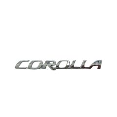 Σήμα Νίκελ Αυτοκόλλητο για Toyota Corolla 17.2εκ x 1.9εκ Νίκελ 16902
