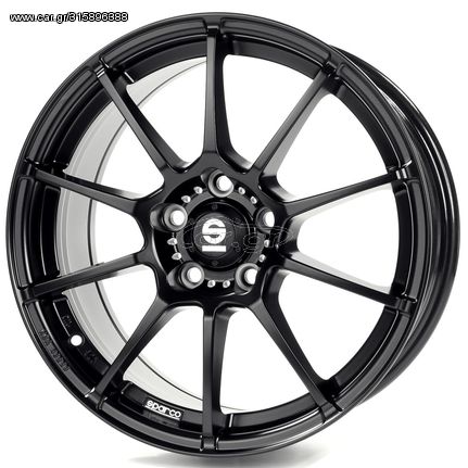Ζάντες Sparco Assetto Gara 17x7 "4x108 ET25, Μαύρο Ματ Τιμή Σετ ΤΕΤΡΑΔΑΣ !