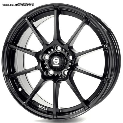 Ζάντες  Sparco Assetto Gara 18x8 "5x120 ET29, Ματ Μαύρο  Τιμή Σετ ΤΕΤΡΑΔΑΣ !