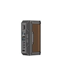 Thelema Quest 200W Box Mod by Lost Vape - Calf Leather Series - GUNMETAL