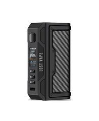 Thelema Quest 200W Box Mod by Lost Vape - Carbon Fiber Series - Black